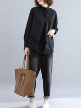 Casual A-Line Cropped Shirt